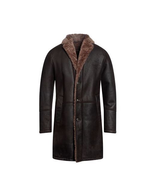 Barba Napoli Man Coat Dark Soft Leather