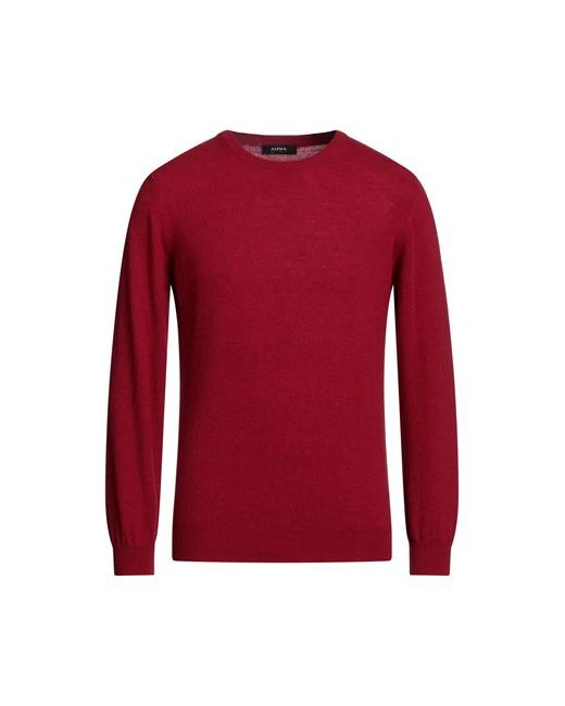 Alpha Studio Man Sweater Garnet Viscose Nylon Wool Cashmere