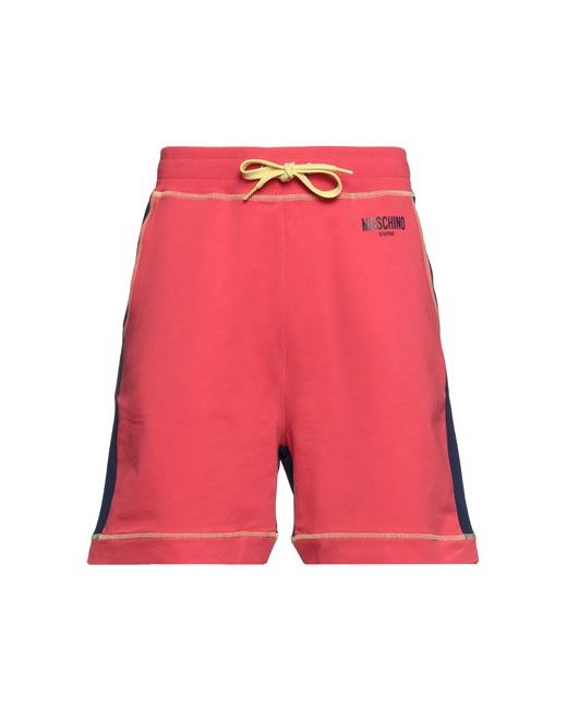 Moschino Man Shorts Bermuda Coral Cotton Elastane