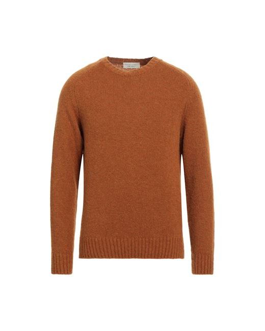 Filippo De Laurentiis Man Sweater Rust Alpaca wool Wool Polyamide