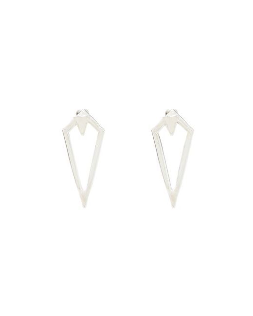 8 by YOOX Geometrical Earrings Zinc alloy