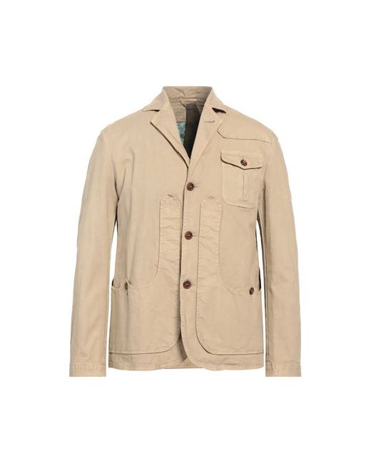 Capalbio Man Suit jacket Sand Cotton
