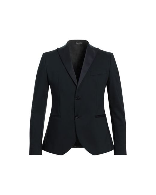 Takeshy Kurosawa Man Suit jacket Midnight Cotton Polyester Elastane