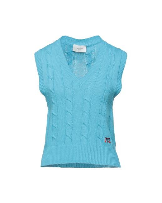 Vicolo Sweater Azure Cotton Acrylic