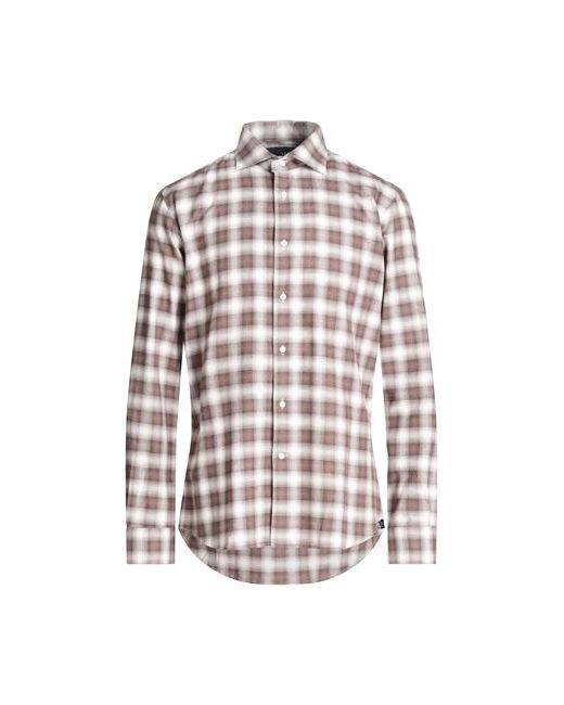 Lardini Man Shirt Khaki Cotton