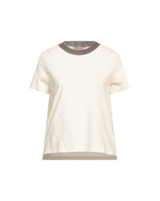 Gentryportofino T-shirt Ivory Cotton