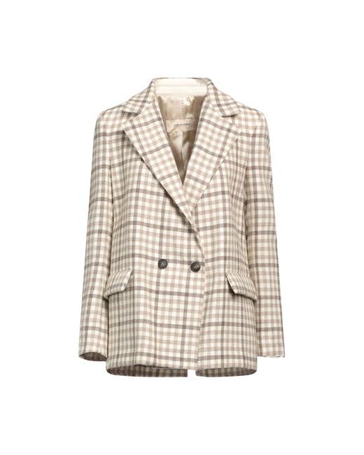 Gentryportofino Suit jacket Cream Virgin Wool
