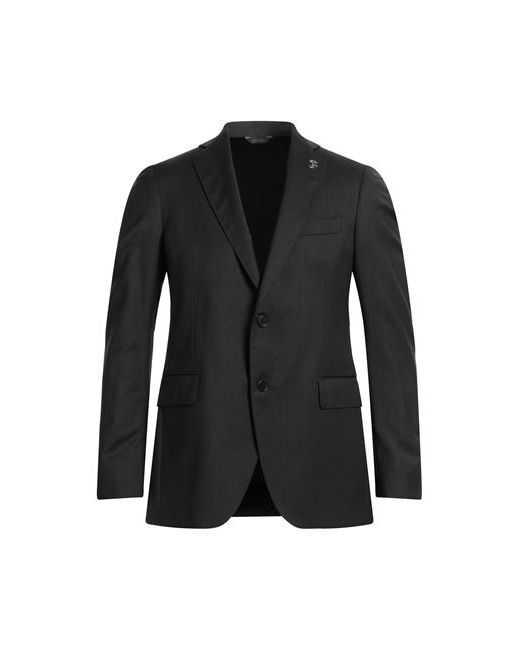 Tombolini Man Suit jacket Midnight Virgin Wool Viscose