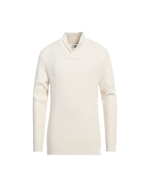 Bellwood Man Sweater Ivory Cashmere Silk