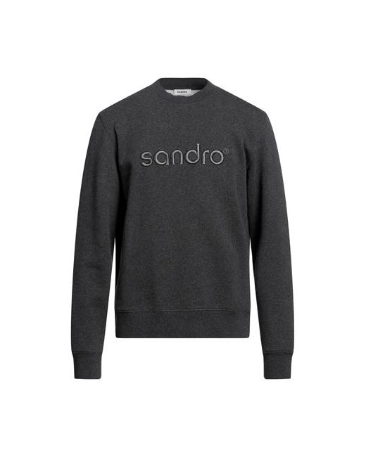 Sandro Man Sweatshirt Steel Cotton Elastane Polyester