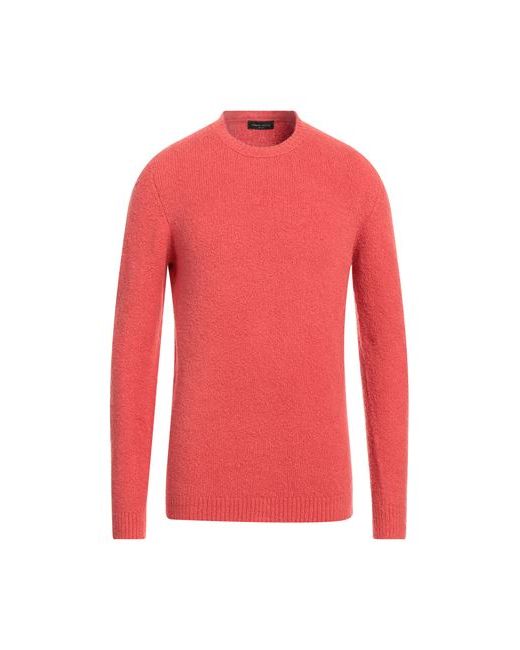 Roberto Collina Man Sweater Coral Cotton Nylon Elastane