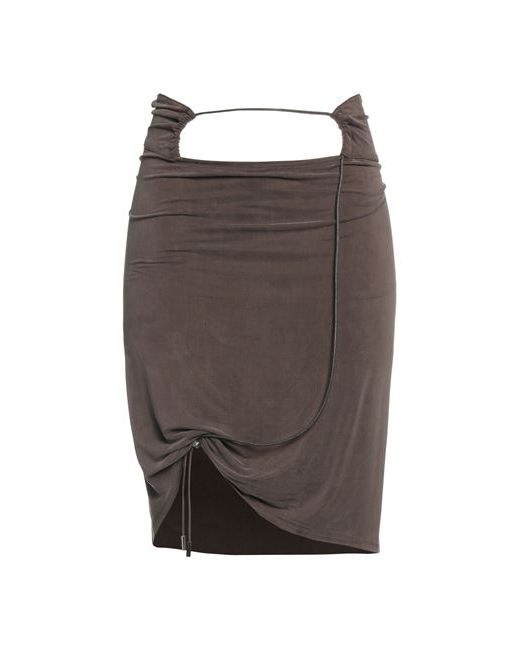 Jacquemus Mini skirt Dark Cupro Elastane