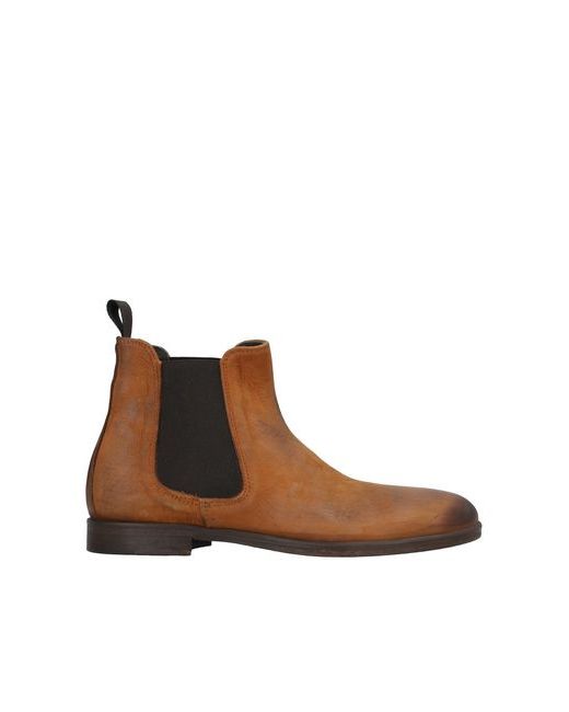Gazzarrini Man Ankle boots Tan Soft Leather Stretch fibers
