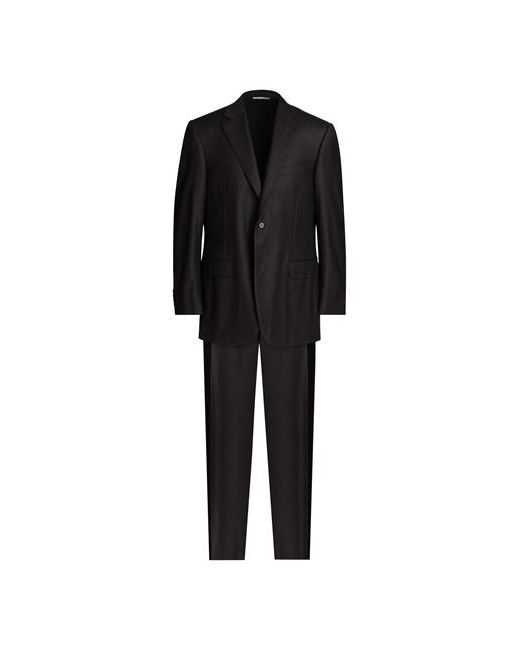 Canali Man Suit Dark Wool