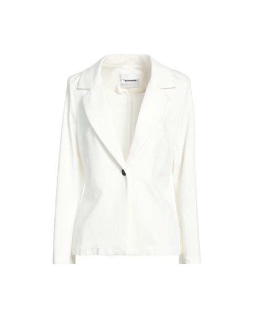 Brand Unique Suit jacket Ivory Viscose Polyamide Elastane