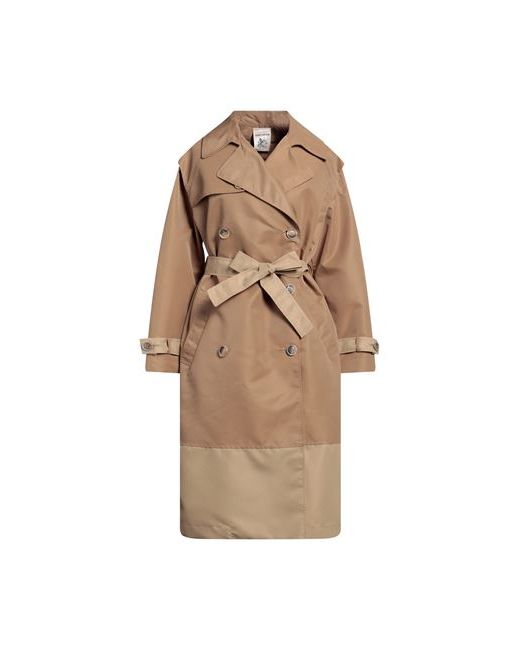 Semicouture Overcoat Camel Polyamide