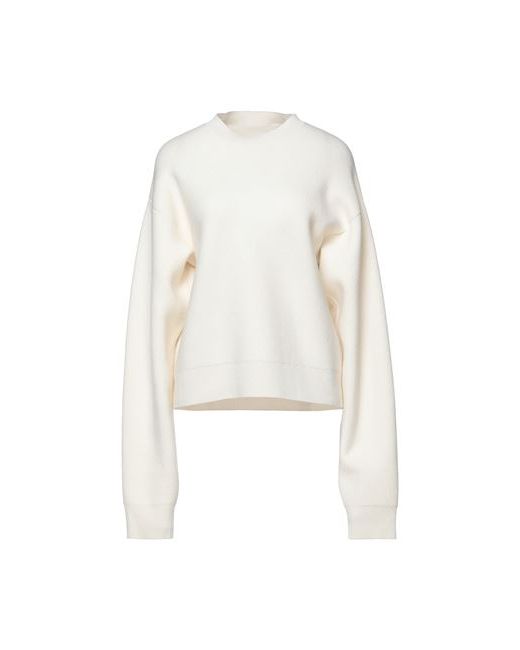 Jil Sander Sweater Ivory Virgin Wool Cashmere Polyamide