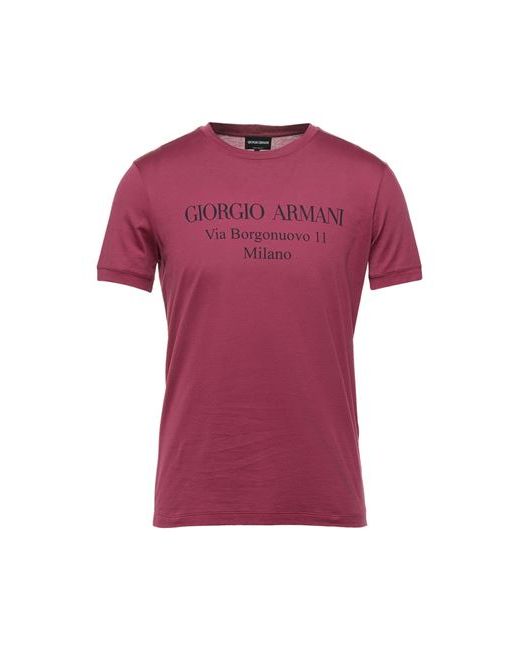 Giorgio Armani Man T-shirt Mauve Cotton