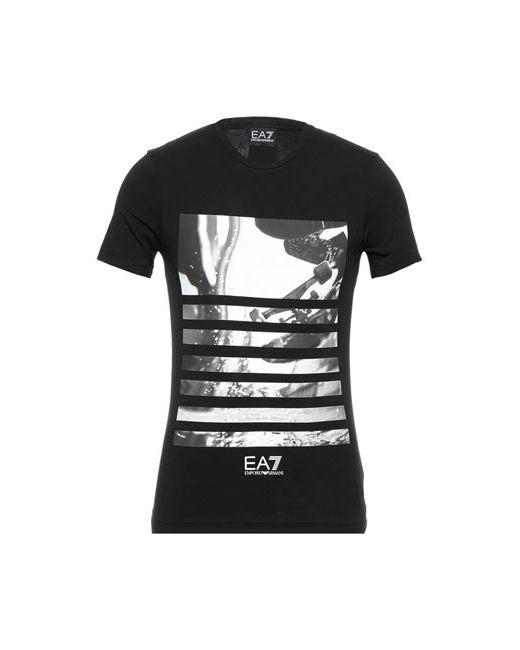 Ea7 Man T-shirt Cotton Elastane