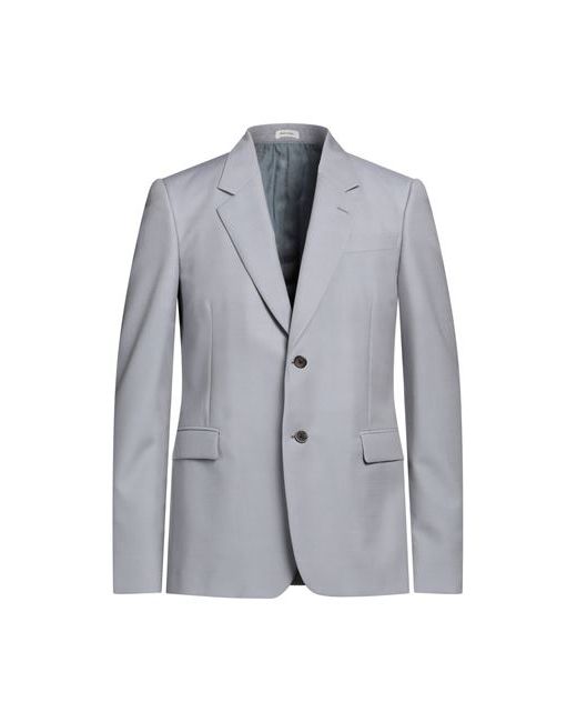 Alexander McQueen Man Suit jacket Sky Wool Mohair wool