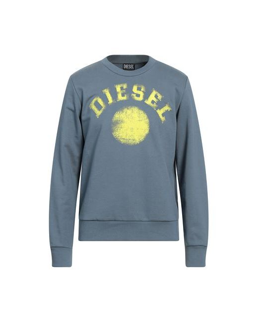 Diesel Man Sweatshirt Slate Cotton Polyester Elastane