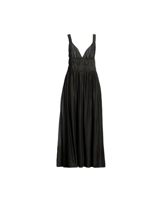 Semicouture Long dress Dark Cotton Silk
