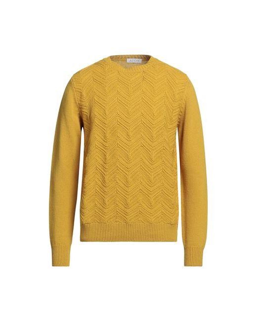 Aion Man Sweater Mustard Virgin Wool