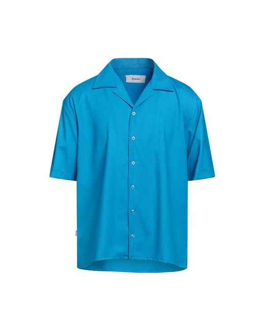 Bonsai Man Shirt Azure Cotton