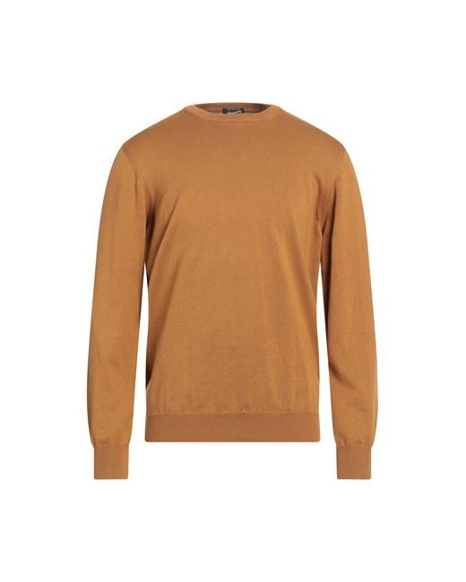 Drumohr Man Sweater Camel Cotton