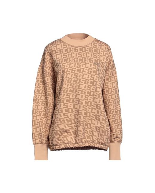 Gcds Sweatshirt Light brown Cotton