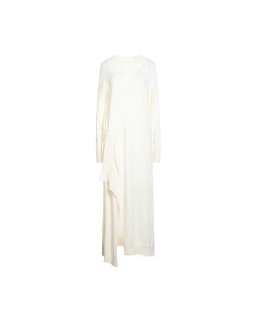 Liviana Conti Long dress Ivory Virgin Wool