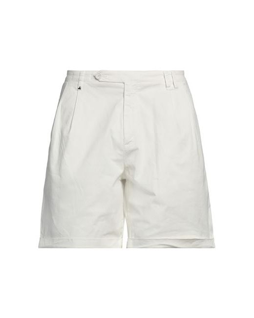 Berna Man Shorts Bermuda Cream Cotton Elastane