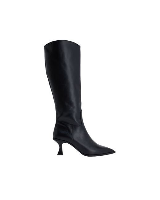 8 by YOOX Leather Pointed-toe Boots Knee boots Calfskin