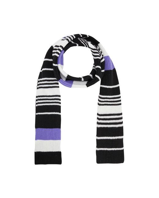 8 by YOOX Wool Blend Long Striped Scarf Recycled wool polyamide