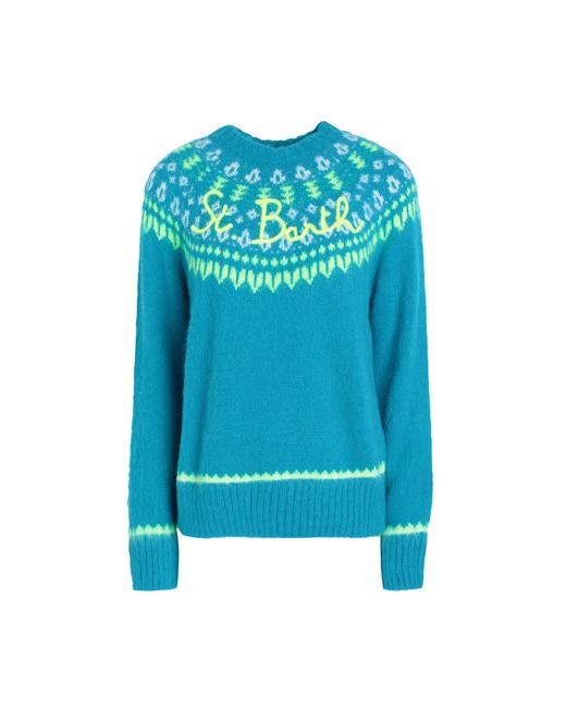 Mc2 Saint Barth New Queen Nordic Soft Sweater Azure Acrylic Polyamide Alpaca wool