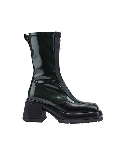 Miista Ankle boots Dark Soft Leather Textile fibers