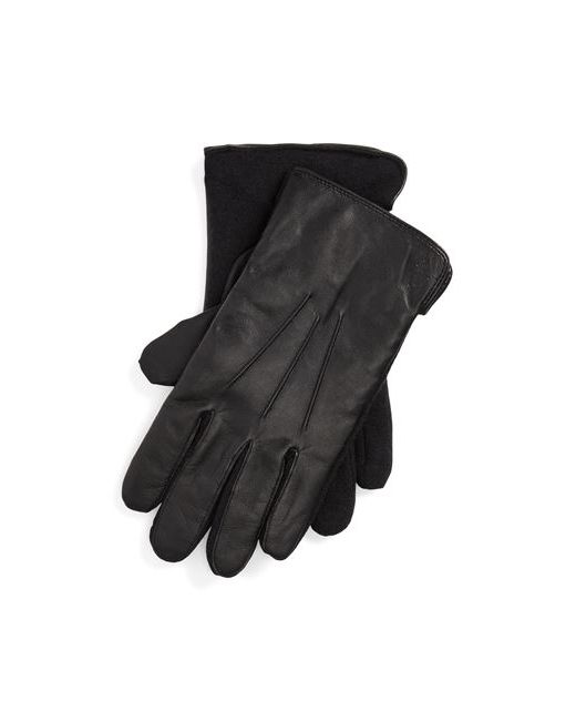 Polo Ralph Lauren Sheepskin Touch Screen Gloves Man Wool Nylon
