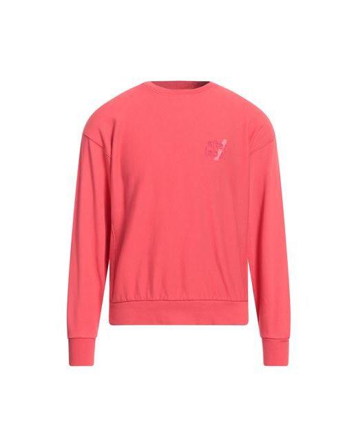 After/Label Man Sweatshirt Coral Cotton