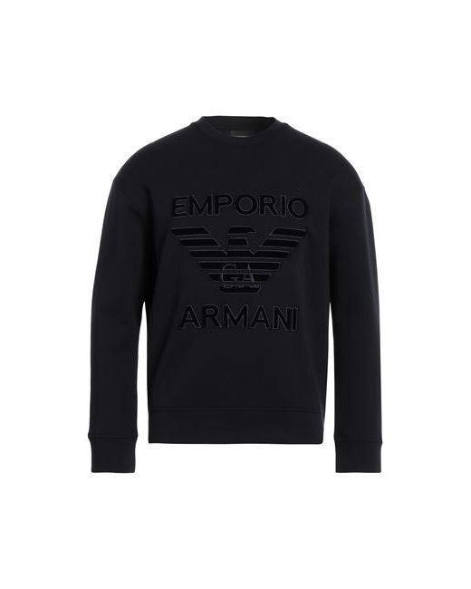 Emporio Armani Man Sweatshirt Midnight Cotton Polyester Elastane