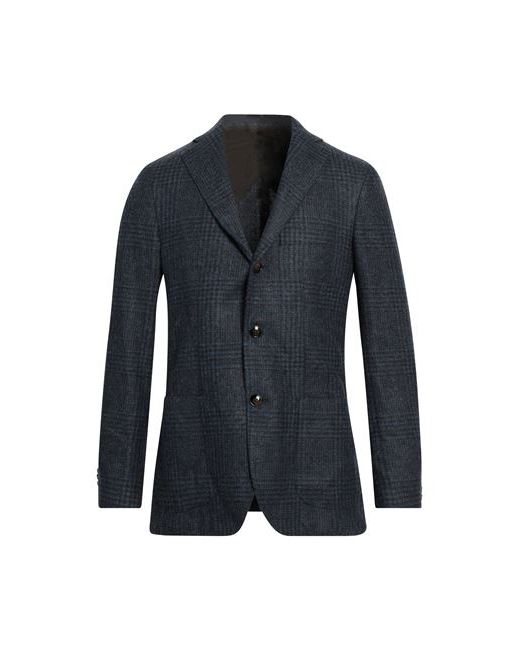 Barba Napoli Man Suit jacket Midnight Alpaca wool Wool Polyamide
