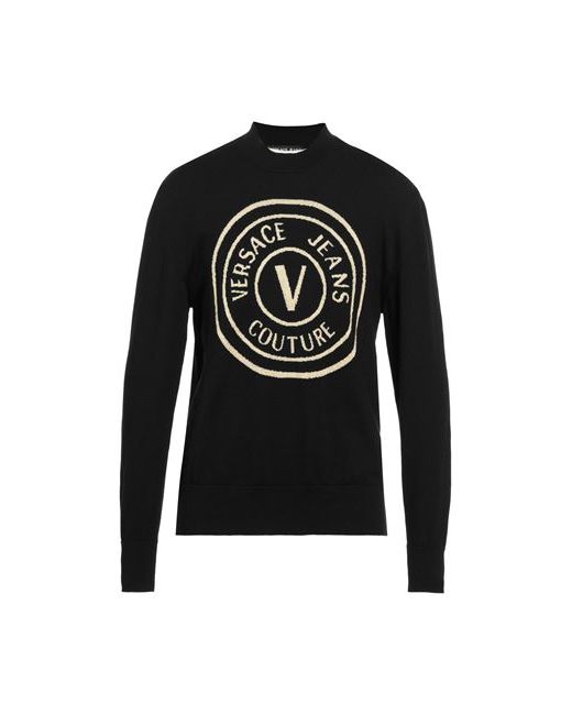 Versace Jeans Couture Man Sweater Wool Acetate Metallic Polyester Polyamide