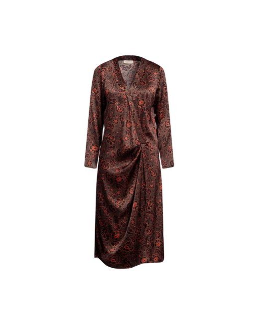 Momoní Midi dress Khaki Silk Elastane