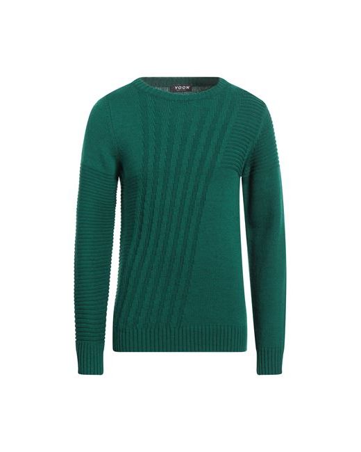 Yoon Man Sweater Emerald Acrylic Virgin Wool Alpaca wool Viscose