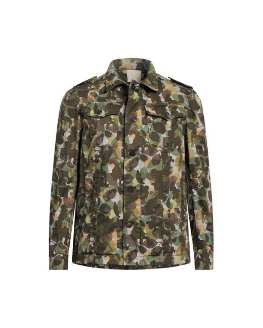 Messagerie Man Shirt Military Cotton Elastane
