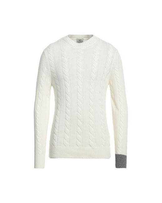 Mqj Man Sweater Ivory Polyamide Wool Viscose Cashmere