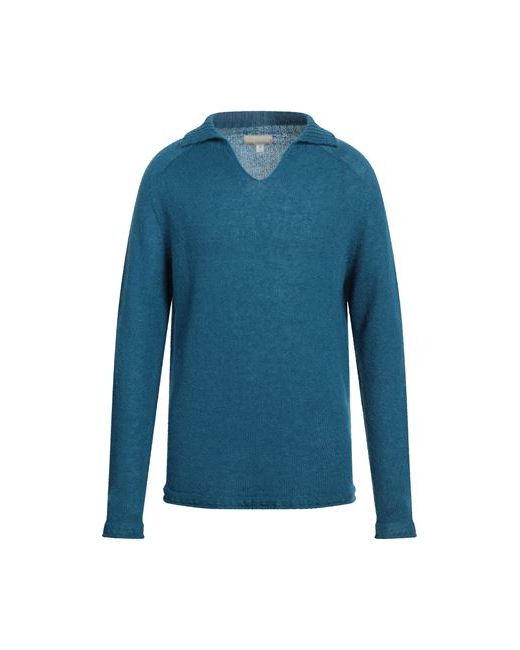 120 Lino Man Sweater Deep jade Mohair wool Polyamide Linen Cashmere Wool
