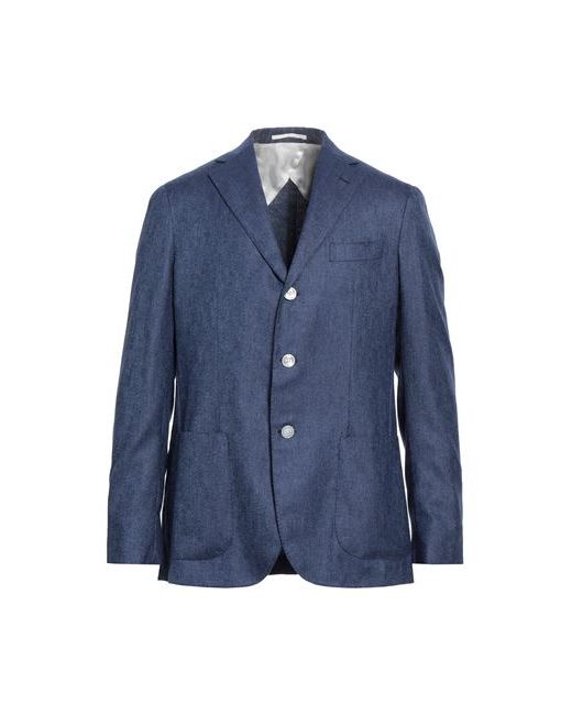 Barba Napoli Man Suit jacket Slate Silk Cashmere