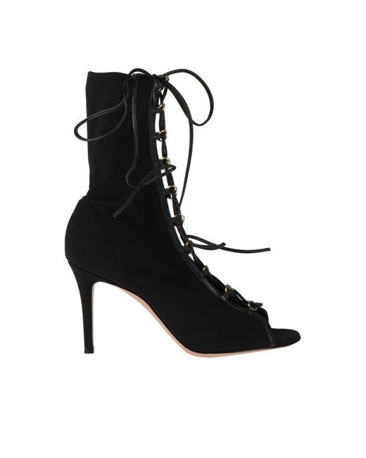 Gianvito Rossi Ankle boots Leather Textile fibers