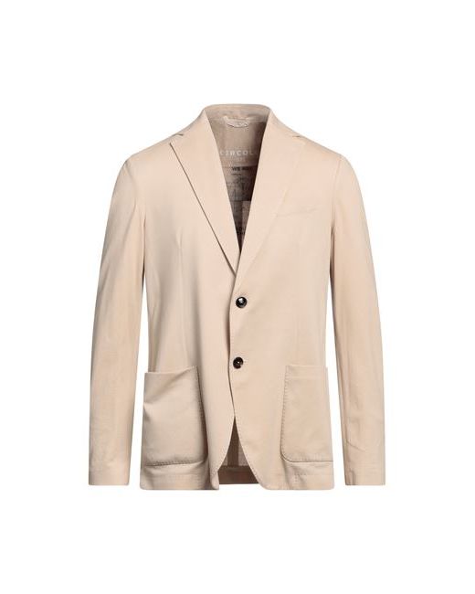 Circolo 1901 Man Suit jacket Sand Cotton Elastane
