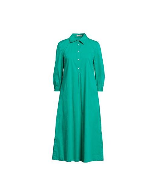 Camicettasnob Midi dress Emerald Cotton Polyamide Elastane